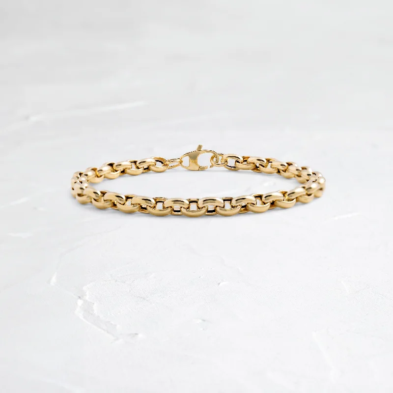 Chunky Rolo Chain Bracelet - In Stock