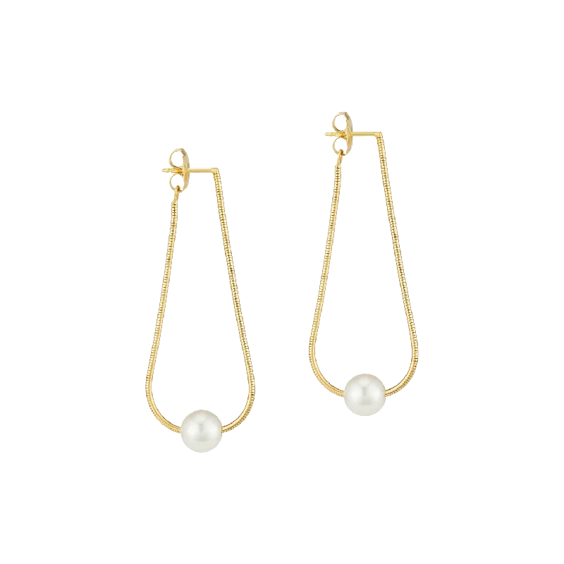 Akoya Pearl Silk Earrings