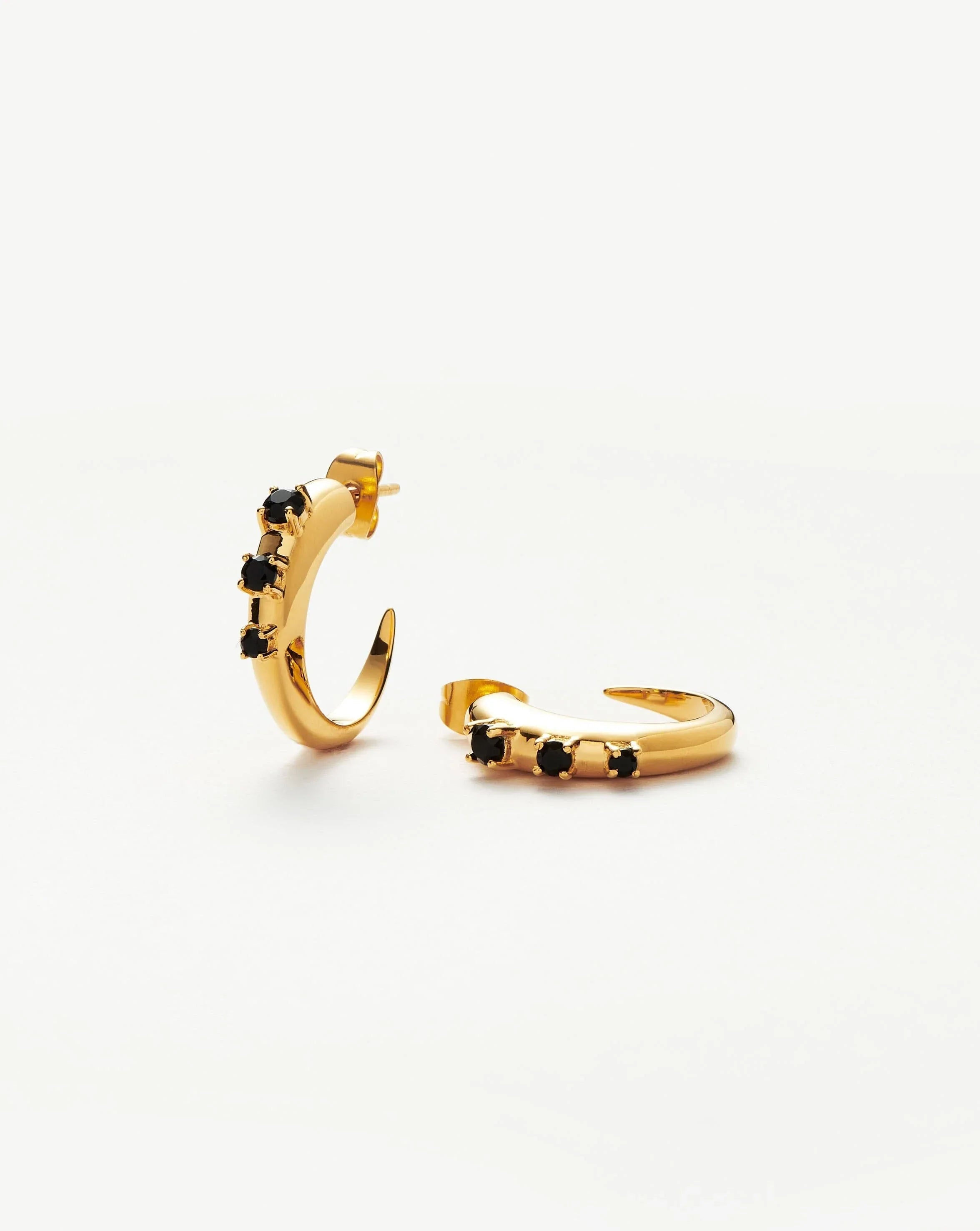 Small Claw Hoop Earrings