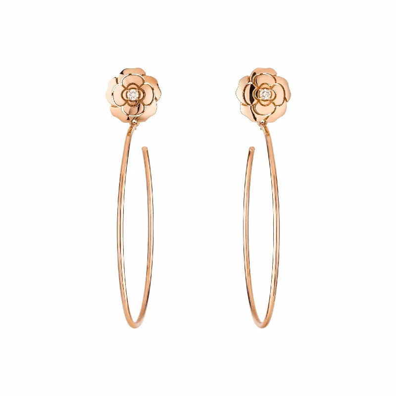 Extrait de Camélia Hoop Earrings