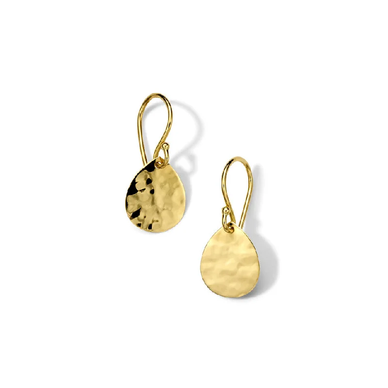 Small Classico Crinkle Teardrop Earrings