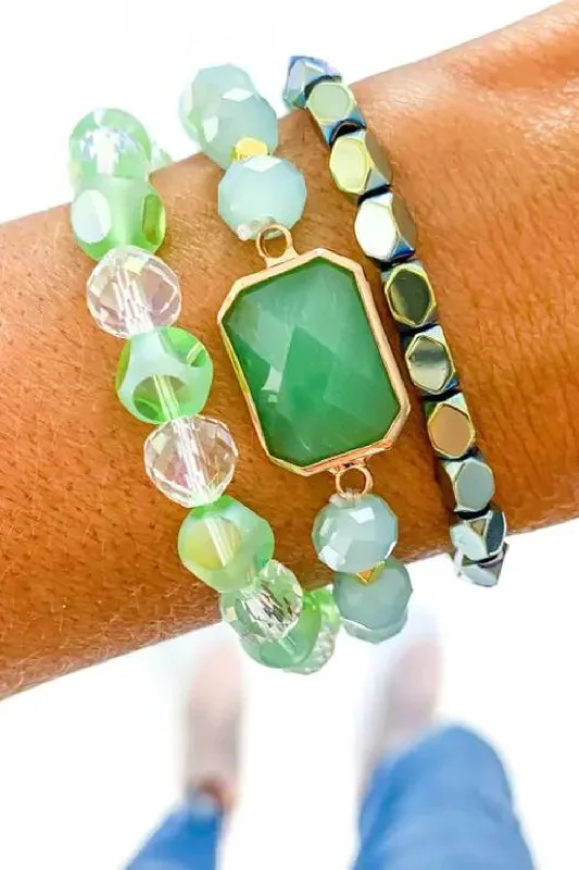 BRACELET STACK | BEZEL EVERGLADE