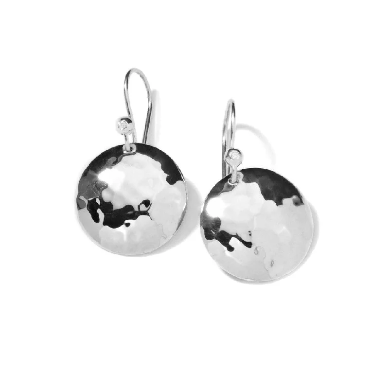 Classico Diamond Dome Disc Earrings