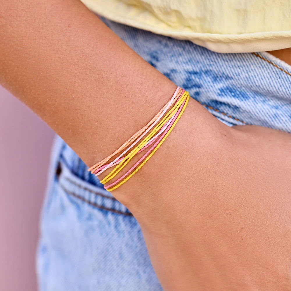 Pura Vida Original Bracelet - Blushing Lemonade