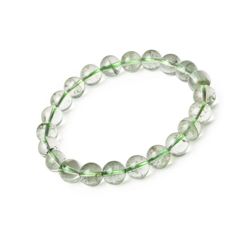 Green Garden Crystal Bead Bracelet Handmade Jewelry Accessories Women