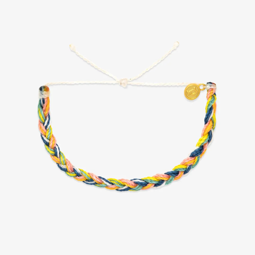 Pura Vida Multi Braided Bracelet - Sunset Chaser