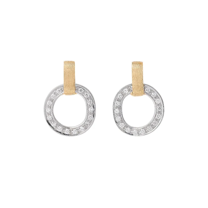 Jaipur Flat-Link Diamond Stud Earrings