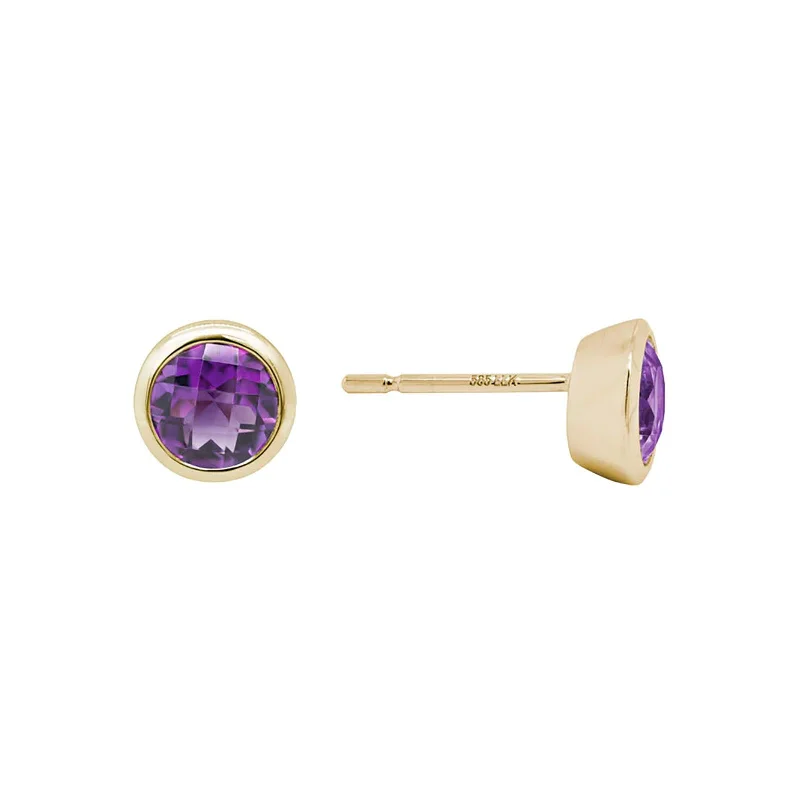 Amethyst Studs