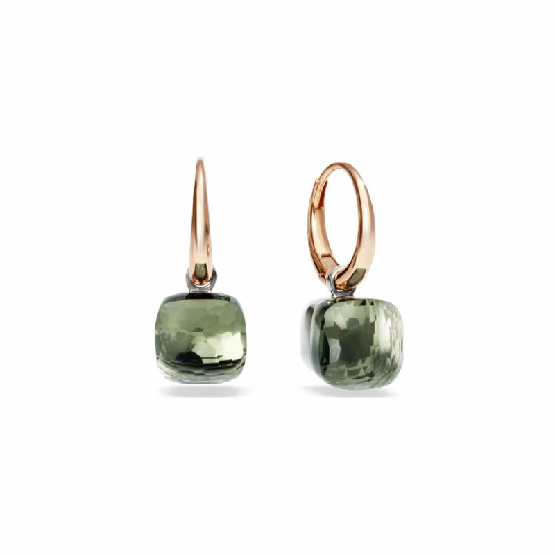 Nudo Petit Drop Earrings in Prasiolite