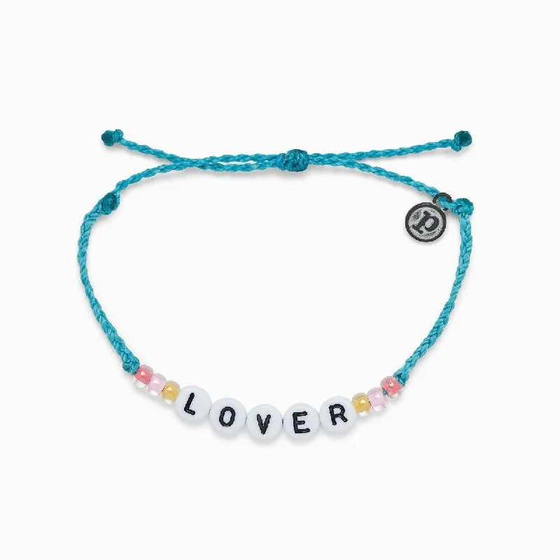 Pura Vida Lover Alphabet Bead Bracelet