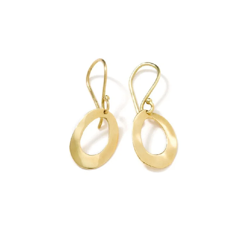 Classico Mini  Wavy Oval Earrings