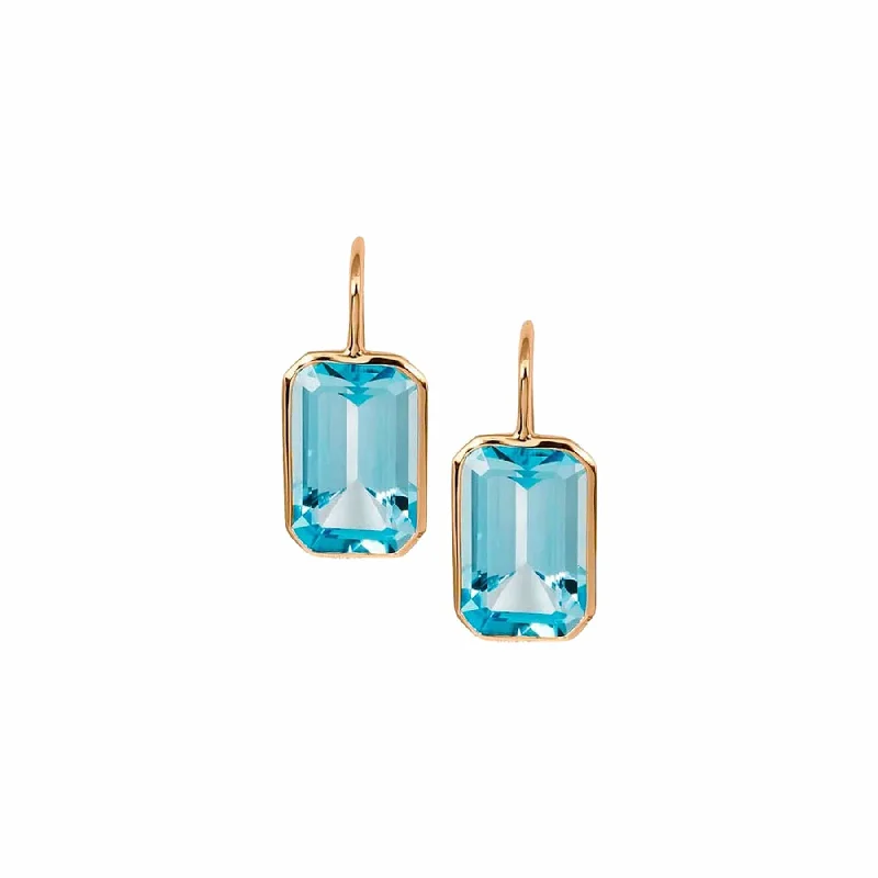 Blue Topaz Gossip Earrings