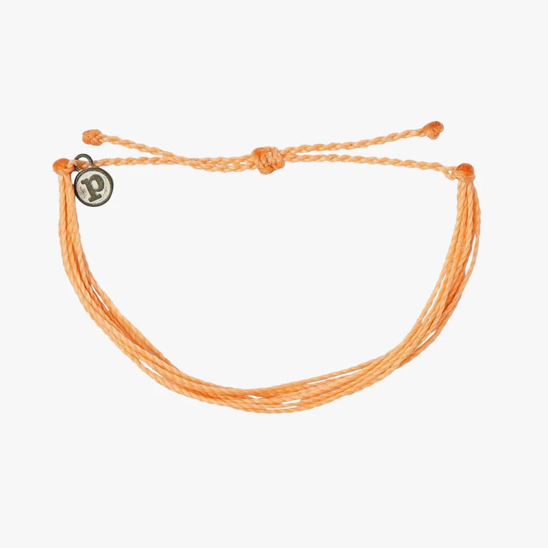 Pura Vida Solid Original Bracelet - Peach