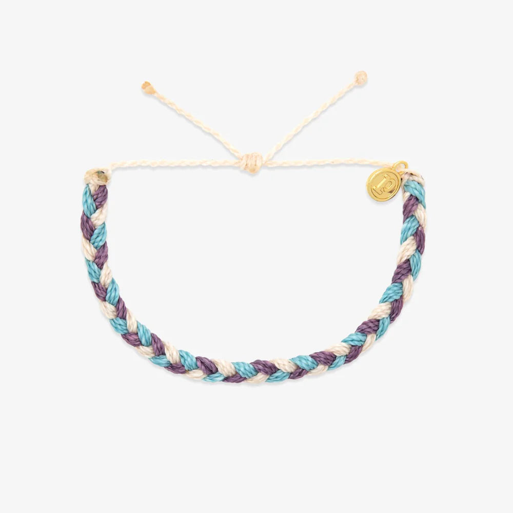 Pura Vida Multi Mini Braided Bracelet - Pinky Promise