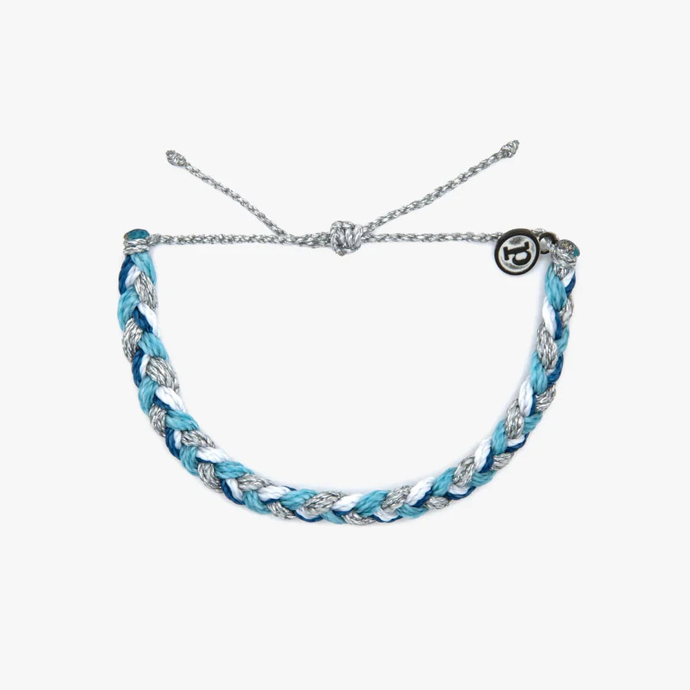 Pura Vida Silver Surf Braided Bracelet