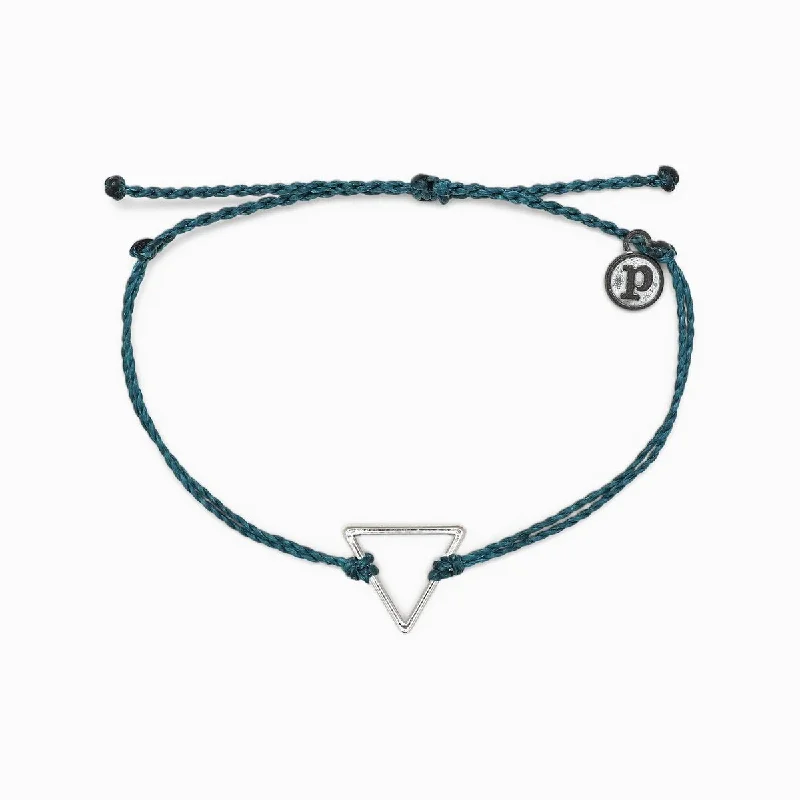 Pura Vida Silver Triangle Mediterranean Green